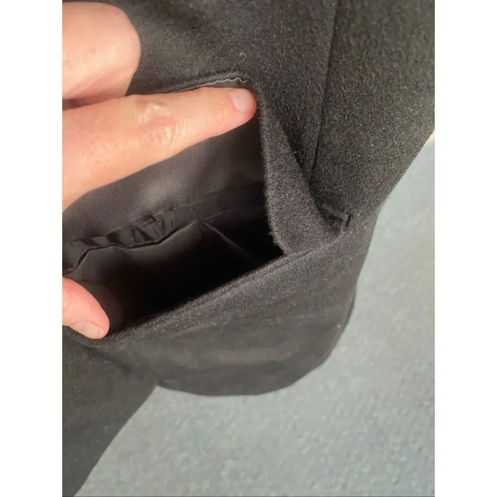 Jos A Banks men 46 XL 100% cashmere sport coat black
